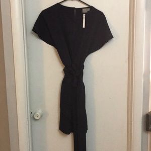 ASOS navy blue tulip skirt dress